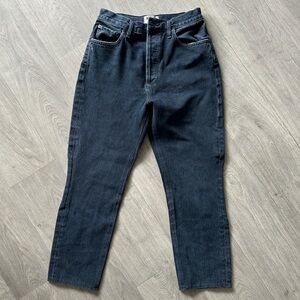 Agolde High Rise Women's Jeans - Dark Blue